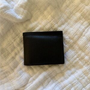 Coach Black Leather Card Holder